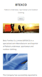 Mobile Screenshot of betatextiles.com